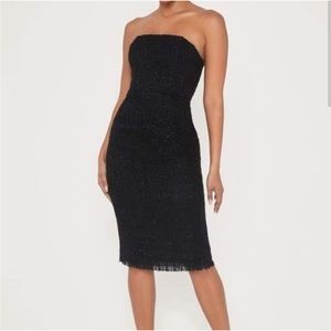 🔥🔥🔥 NWT Meshki | Strapless Tweed Mini Dress